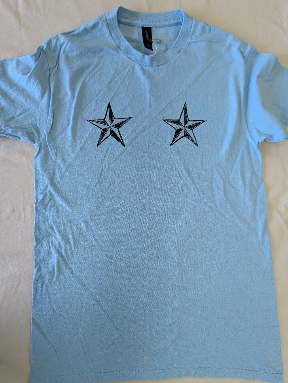Nautical Stars Block Printed T-shirt